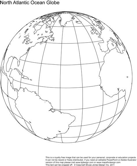 Free Printable Globe Template